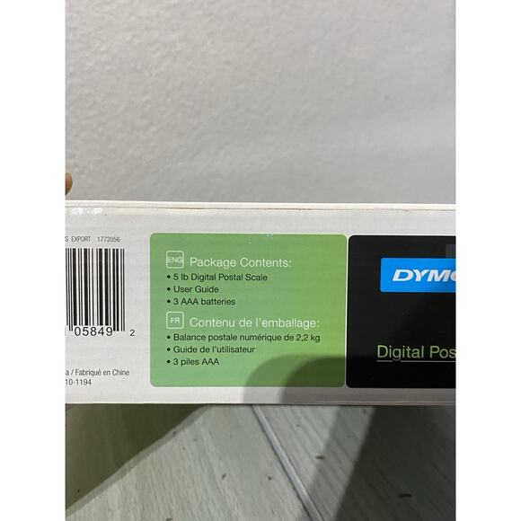 Dymo Digital Postal Scale Model M5 Battery Operated 5 Lb Max EUC! - Picture 5 of 7